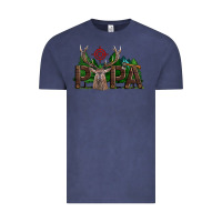 Vintage Denim Western Papa Deer Hunting Vintage Tee - LillyAllenDesigns