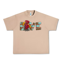 Burro love rooster head Urban Heavy Tee - LillyAllenDesigns