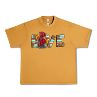 Peanut Butter love rooster head Urban Heavy Tee - LillyAllenDesigns