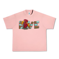 Salmon love rooster head Urban Heavy Tee - LillyAllenDesigns