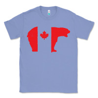 Colony Blue canada t shirt love canada bear proud canadian canada day t shirt Classic Tee - baoMotion