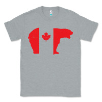 Heather Grey canada t shirt love canada bear proud canadian canada day t shirt Classic Tee - baoMotion