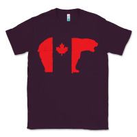 Plum canada t shirt love canada bear proud canadian canada day t shirt Classic Tee - baoMotion