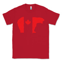 Red canada t shirt love canada bear proud canadian canada day t shirt Classic Tee - baoMotion