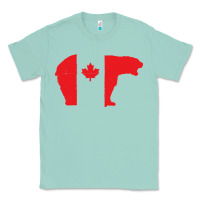 Seafoam canada t shirt love canada bear proud canadian canada day t shirt Classic Tee - baoMotion