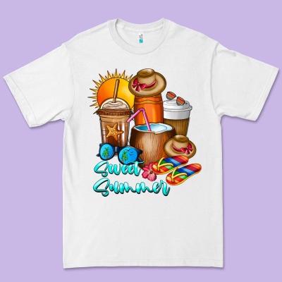 Sweet Summer Premium Tee Designed By Cowhidedigitalart