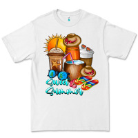 White Sweet Summer Premium Tee - CowhideDigitalArt