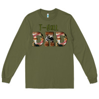Army Green sport t ball dad Long Sleeve Tee - Artiststas