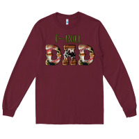 Burgundy sport t ball dad Long Sleeve Tee - Artiststas