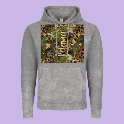 Camouflage Mama Vintage Hoodie Designed By Barkaloodesign