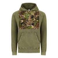 Vintage Olive camouflage mama Vintage Hoodie - BarkalooDesign