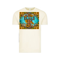 Western Faith Cross Butterfly Vintage Tee | Teevron