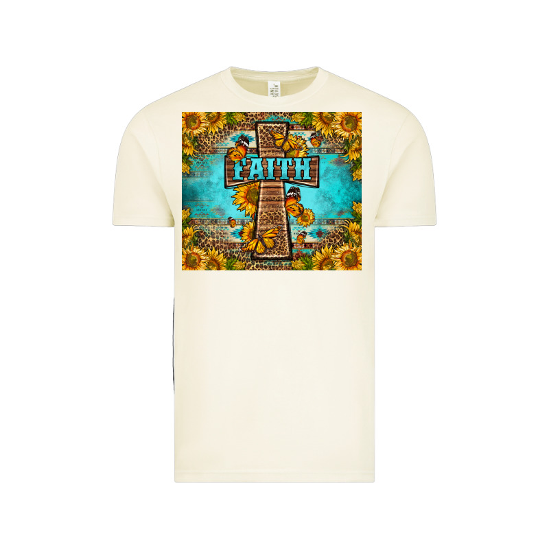 Western Faith Cross Butterfly Vintage Tee by LillyAllenDesigns | Teevron