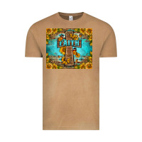 Vintage Camel Western Faith Cross Butterfly Vintage Tee - LillyAllenDesigns