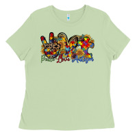 Matcha peace love autism Ladies Tee - RacoonDesign