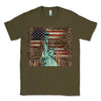 Army Green statue of liberty tumbler Classic Tee - BarkalooDesign