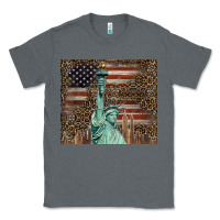 Charcoal Heather statue of liberty tumbler Classic Tee - BarkalooDesign