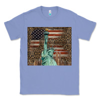 Colony Blue statue of liberty tumbler Classic Tee - BarkalooDesign