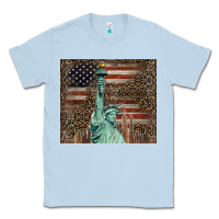 Dusty Blue statue of liberty tumbler Classic Tee - BarkalooDesign