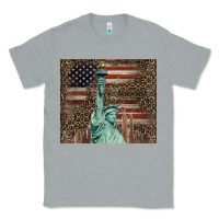Heather Grey statue of liberty tumbler Classic Tee - BarkalooDesign