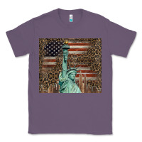 Lavender statue of liberty tumbler Classic Tee - BarkalooDesign