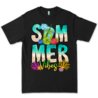 Black Summer Vibes Premium Tee - CowhideDigitalArt