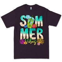 Plum Summer Vibes Premium Tee - CowhideDigitalArt