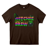 Chocolate Brown witches brew Heavy Core Tee - BundleAndBundleShop