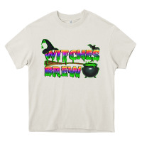 Cream witches brew Heavy Core Tee - BundleAndBundleShop