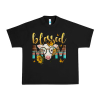 Black Western Blessed Mom Baby Calf Urban Heavy Tee - LillyAllenDesigns