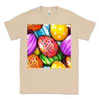 Mushroom Happy Easter Eggs Seamless Pattern Classic Tee - BundleAndBundleShop