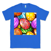 True Royal Happy Easter Eggs Seamless Pattern Classic Tee - BundleAndBundleShop