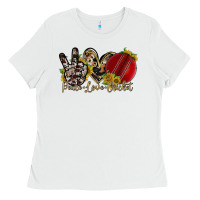 White peace love cricket Ladies Tee - RacoonDesign