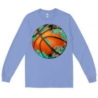 Colony Blue western basketball camouflage glitter pattern Long Sleeve Tee - Artiststas