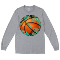 Heather Grey western basketball camouflage glitter pattern Long Sleeve Tee - Artiststas