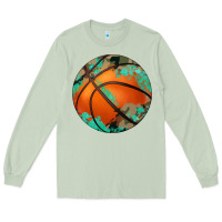 Matcha western basketball camouflage glitter pattern Long Sleeve Tee - Artiststas