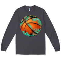 Smoke western basketball camouflage glitter pattern Long Sleeve Tee - Artiststas