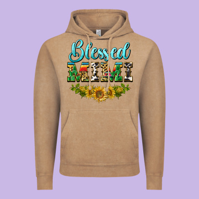 Blessed Mimi Vintage Hoodie Designed By Barkaloodesign