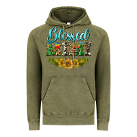 Vintage Olive blessed mimi Vintage Hoodie - BarkalooDesign