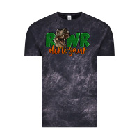 Cloud Black Rawr Dinosaur Vintage Tee - LillyAllenDesigns
