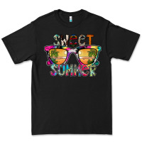 Black Sweet Summer Premium Tee - CowhideDigitalArt
