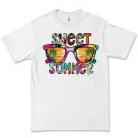 White Sweet Summer Premium Tee - CowhideDigitalArt