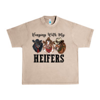 French Oak hanging with my heifers Urban Heavy Tee - RanaPortraitStore