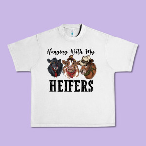 Hanging With My Heifers Urban Heavy Tee Designed By Ranaportraitstore