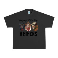 Pigment Black hanging with my heifers Urban Heavy Tee - RanaPortraitStore