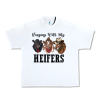 White hanging with my heifers Urban Heavy Tee - RanaPortraitStore