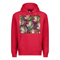 Cardinal merino ram tie dye tumbler Premium Hoodie - BarkalooDesign
