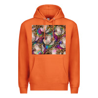 Carrot merino ram tie dye tumbler Premium Hoodie - BarkalooDesign