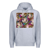 Heather Grey merino ram tie dye tumbler Premium Hoodie - BarkalooDesign