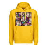 Lemon merino ram tie dye tumbler Premium Hoodie - BarkalooDesign